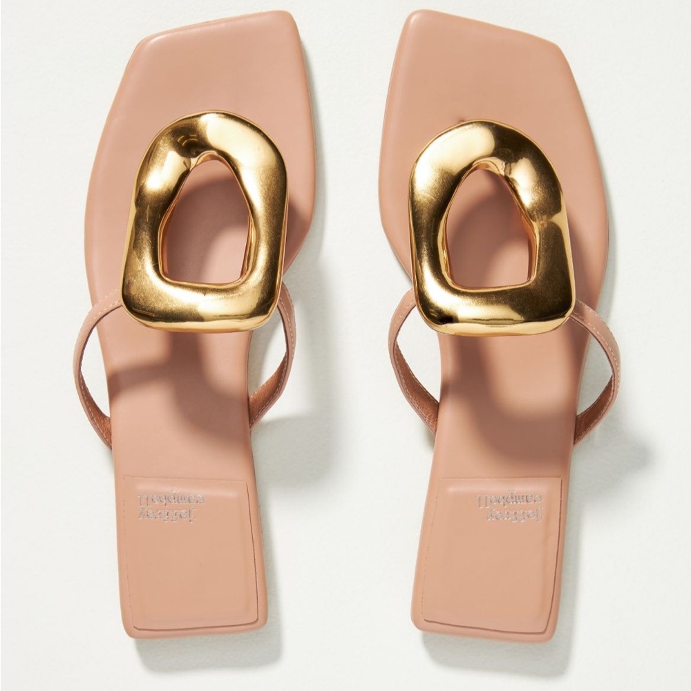 Jeffrey Campbell ornament thong sandals